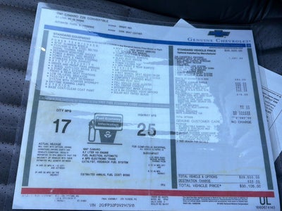 1997 Chevrolet Camaro Z28